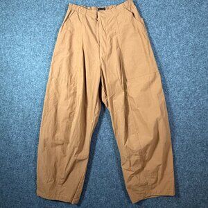 Osklen Womens Harem Balloon‎ Barrel Pants Elastic Waist Brown Sz Medium US Small